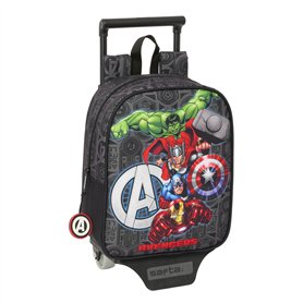 Cartable à roulettes The Avengers Vendetta Noir 22 x 27 x 10 cm