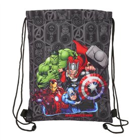 Sac à dos serré par des ficelles The Avengers Vendetta Noir 26 x 34 x 1 cm