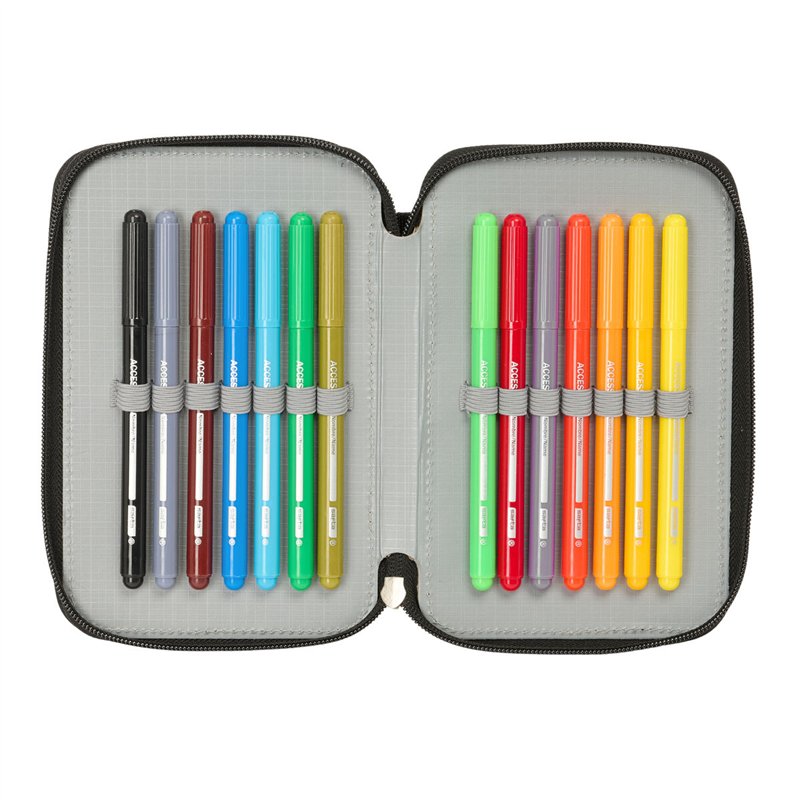 Image secondaire de Plumier double Star Wars Rebellion Noir 12.5 x 19.5 x 4 cm Plumier double 29 Pièces