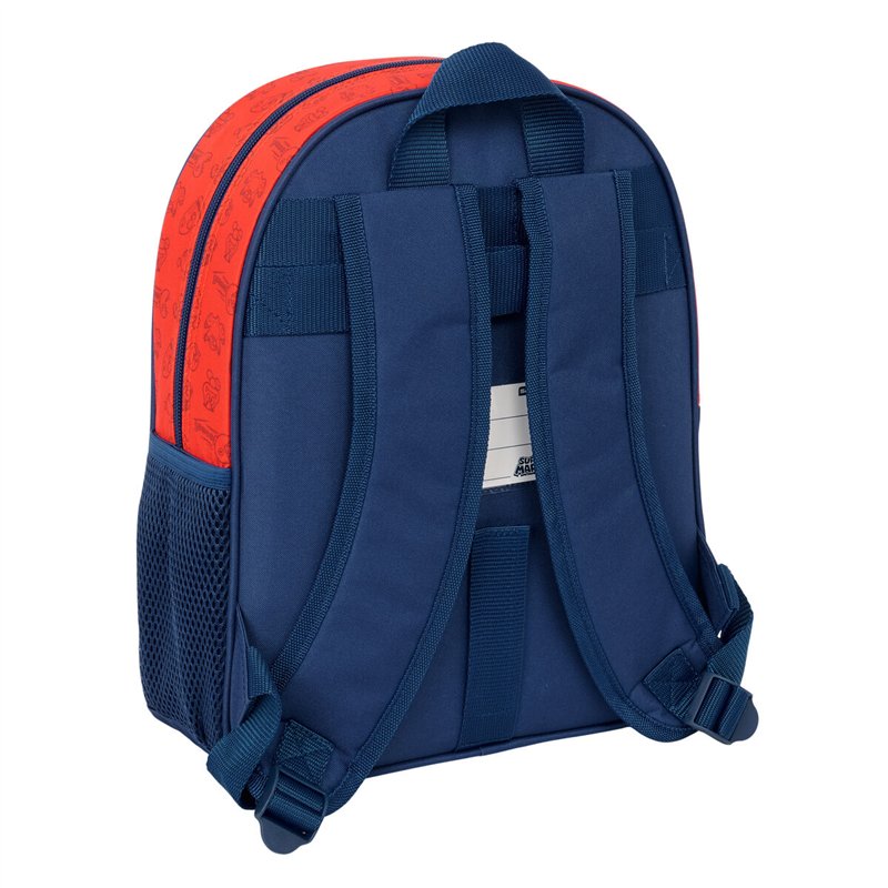 Image secondaire de Cartable Super Mario Trick Rouge Bleu foncé 28 x 34 x 10 cm