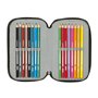 Pochette à crayons triple Minecraft Tnt Multicouleur 12,5 x 19,5 x 5,5 cm 37 Pièces
