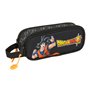 Trousse Fourre-Tout Double Dragon Ball Combat Noir 21 x 8 x 6 cm
