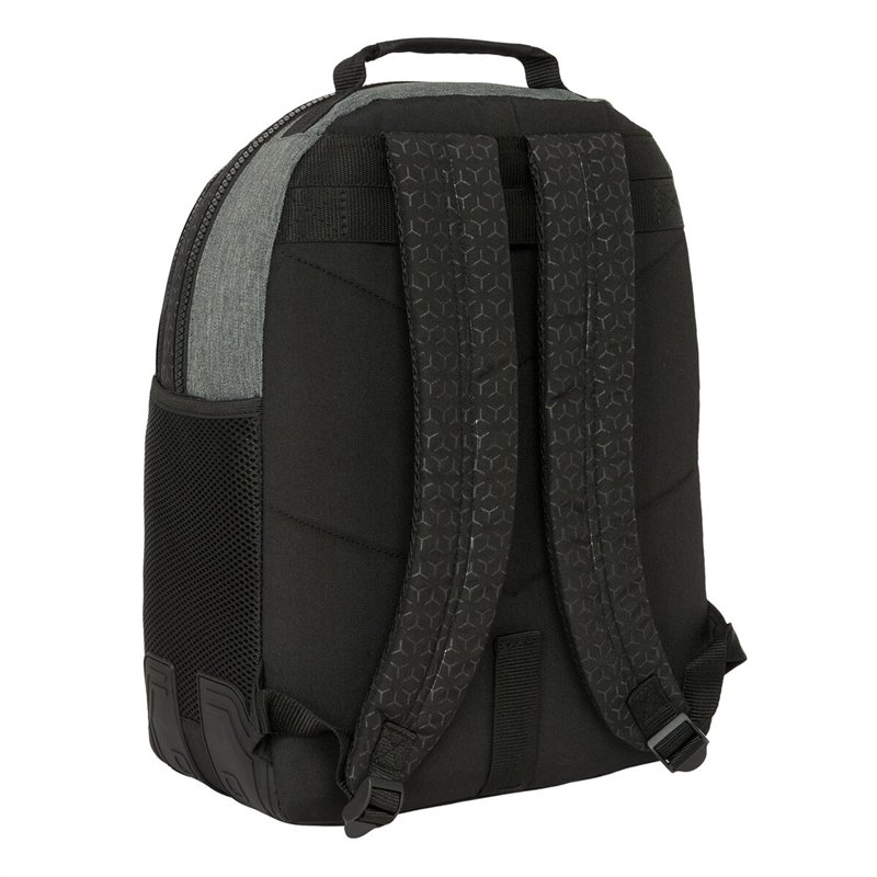 Image secondaire de Cartable BlackFit8 Old school Noir Gris 32 x 42 x 15 cm