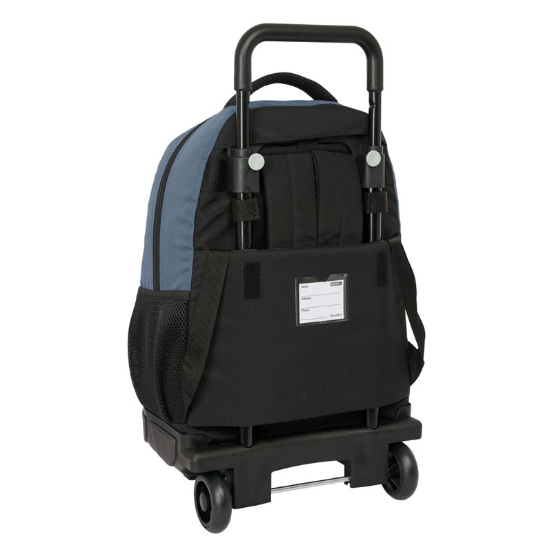 Image secondaire de Cartable à roulettes BlackFit8 California Bleu Noir 33 x 45 x 22 cm