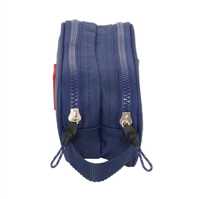 Image secondaire de Trousse Fourre-Tout Double Benetton Flag Blue marine 21 x 8 x 6 cm