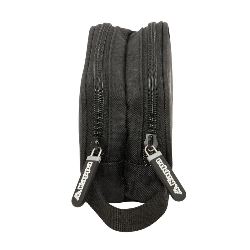 Image secondaire de Trousse Fourre-Tout Double Kappa Dark Noir 21 x 8 x 6 cm