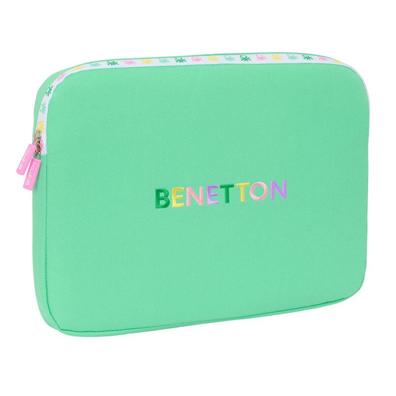 Image secondaire de Housse d'ordinateur portable Benetton Mint Vert 15,6'' 39,5 x 27,5 x 3,5 cm