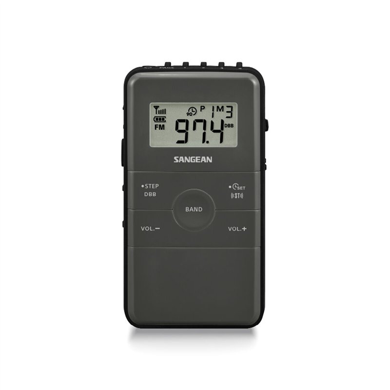 Image secondaire de Radio numérique portable Sangean Noir AM/FM Rechargeable