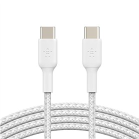 Câble USB Belkin CAB004BT1MWH2PK Blanc 1 m