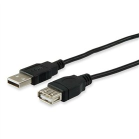 Câble Rallonge à USB Equip 128852 Noir 5 m (1 Unité)
