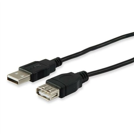 Câble Rallonge à USB Equip 128852 Noir 5 m (1 Unité)