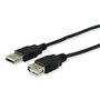 Câble Rallonge à USB Equip 128852 Noir 5 m (1 Unité)