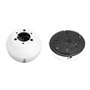 Rosace EDM 33985 Rechange Ø 131 x 55 mm Aluminium Blanc