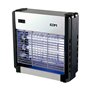 Tue-insectes électriques EDM 06011 Noir Argenté 12 W 25,5 x 9 x 26 cm Professionnel