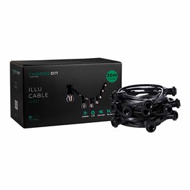 Guirlande lumineuse Thorgeon Noir 2000 W 30 m 30