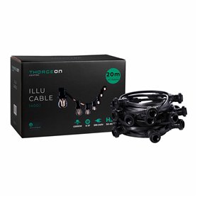 Guirlande lumineuse Thorgeon Noir 2000 W 20 m 40