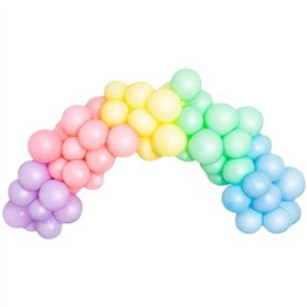 Ballons décoratifs Oh Yeah! Multicouleur 30 cm 2,5 m (40 Unités)