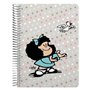 Cahier Mafalda Bird Multicouleur quarto 80 Volets
