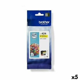 Cartouche d'encre originale Brother DCP-J1200W Jaune (5 Unités)