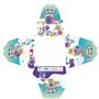 Jouet Peluche Eolo Violet Tissu Peluche Plastique 45 x 45 x 45 cm Gonflable (4 Unités)