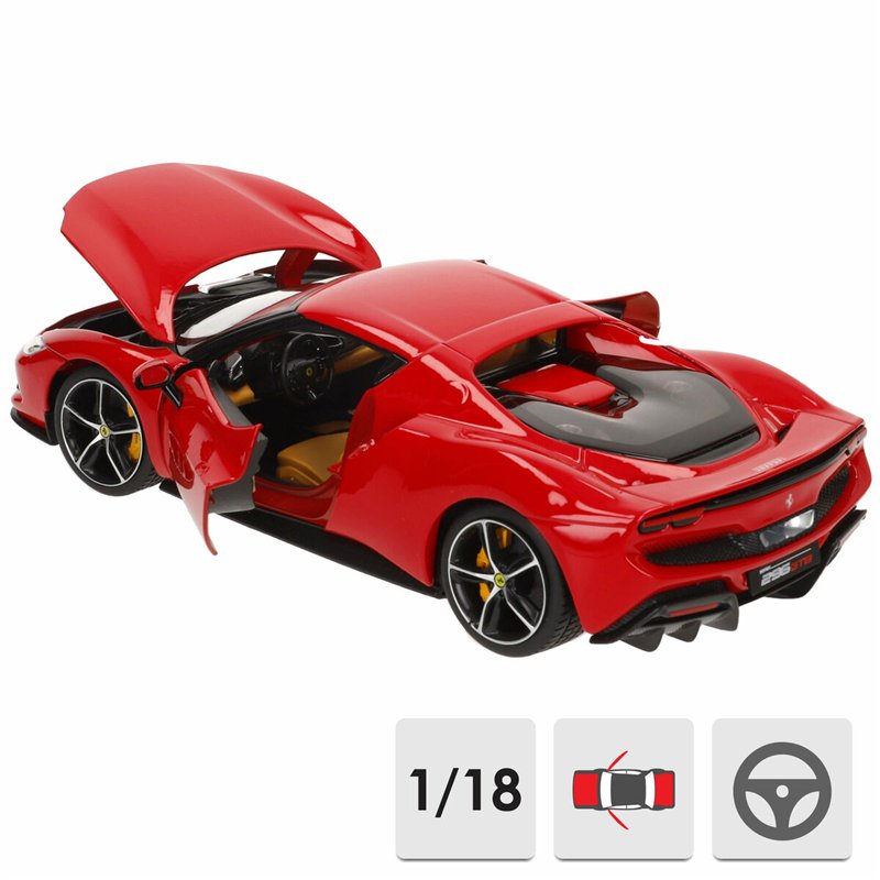 Image secondaire de la Voiture Bburago Ferrari 296 GTB 1:18