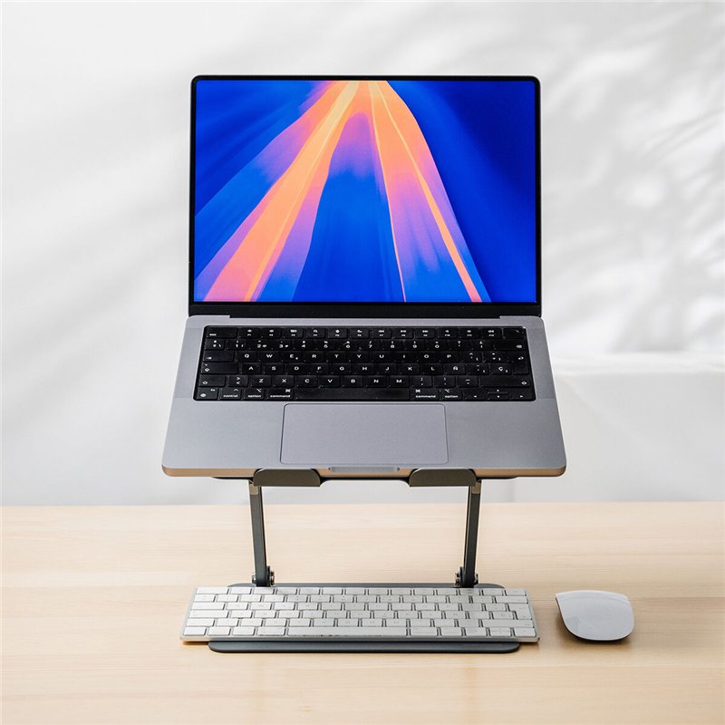 Image secondaire de Support Pliable et Réglable pour Portable Lastan InnovaGoods