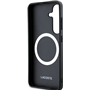 Coque Magnétique Samsung Galaxy S25+ Piqué Lacoste Noire Samsung