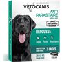 Collier anti-puces - VETOCANIS - Répulsif pour grand Chien