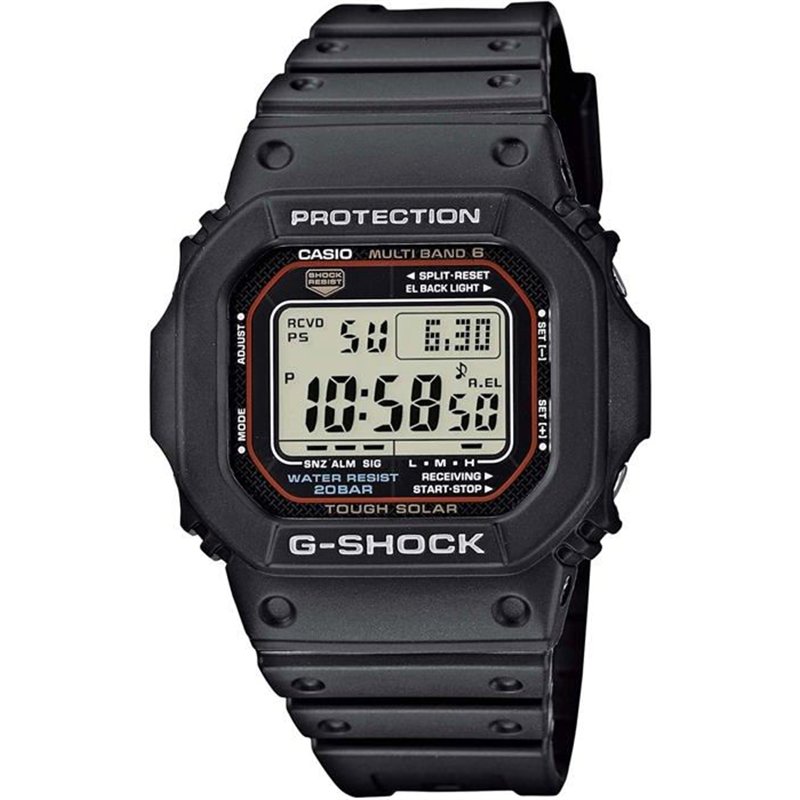 Montre - CASIO - G-Shock The Origin - Fonction solaire - Résistante aux chocs - Homme Noir