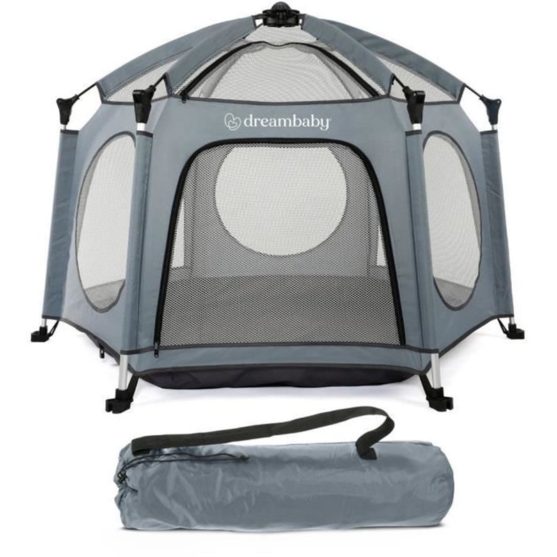 Adventure Parc Pop-Up - DREAMBABY - Tissu avec sac de transport - Housses anti-UV (utilisation extérieur) - Ø 1,3 m - H1 m
