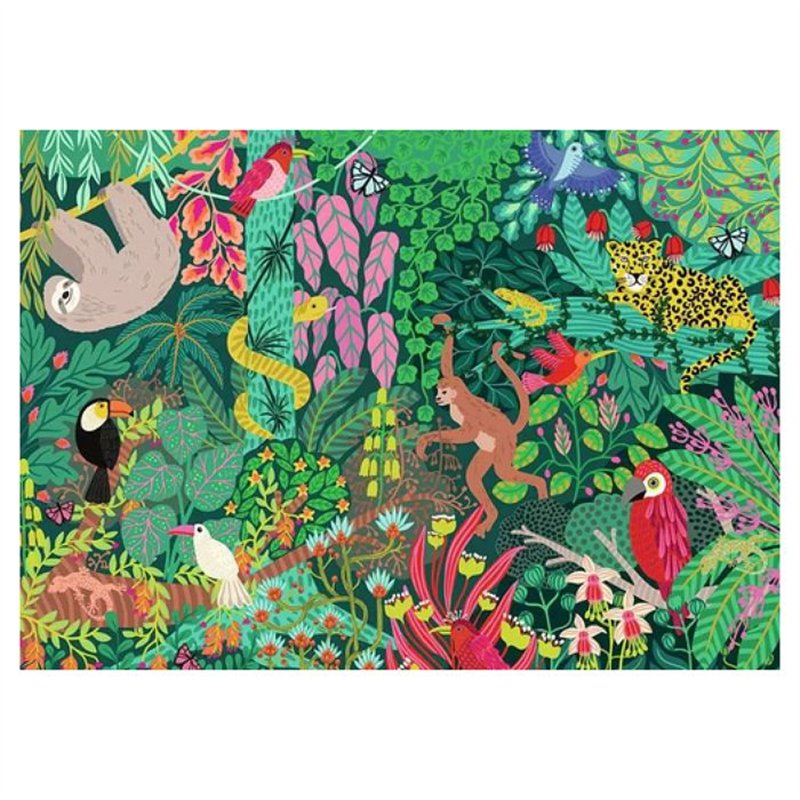 Image secondaire de Puzzle 1000 pièces - RAVENSBURGER - Forêt tropicale magique - Paysage et nature - Mixte - Intérieur