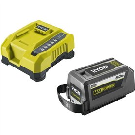 RYOBI - 1 batterie lithium+ 36V MAXPOWER 6,0 Ah High Energy et 1 chargeur rapide 6,0 A - RY36BK60B-160
