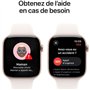 Apple Watch Series 10 GPS - 46mm - Boîtier Rose Gold Aluminium - Bracelet Light Blush Sport Band - S/M