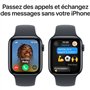 Apple Watch SE GPS + Cellular - 44mm - Boîtier Midnight Aluminium - Bracelet Midnight Sport Band - S/M