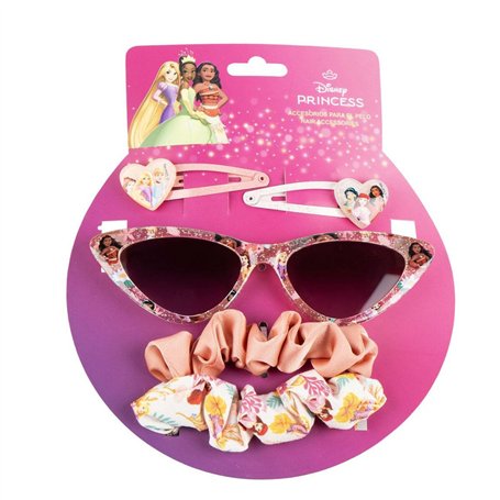 Lunettes de soleil enfant Disney Princess Enfant 15 x 17 x 2 cm Accessoires pour les Cheveux 5 Pièces