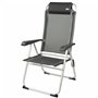 Chaise Pliante avec Repose-Tête Aktive Noir 44 x 55 x 101 cm