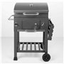 Barbecue à Charbon avec Couvercle et Roulettes Aktive 102 x 65 x 104 cm