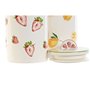 Boîte Home ESPRIT Jaune Rouge Vert Moderne Fruits (2 Unités)
