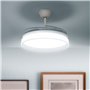 Ventilateur de Plafond avec Lumière LED et 4 Pales Rétractables Keteez InnovaGoods Blanc 72 W Ø49-104 cm