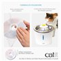 Filtre pour fontaine a eau pour chat a fleur - CATIT - Flower - Triple action - 2 pieces