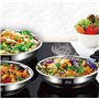 Batterie de cuisine induction - ARTHUR MARTIN - AM0566 - 18 pieces - Poignée amovible - Tous feux dont induction - Acier inoxyda
