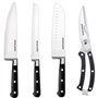 Set de couteaux - ARTHUR MARTIN - AMC1277 - Ensemble de couteaux - 4 pieces - Noir