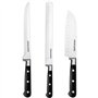 Set de couteaux - ARTHUR MARTIN - AMC1586 - Ensemble de couteaux - 3 pieces - Noir