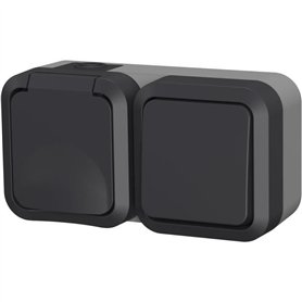 Double prise - QUARX - Aqua Pro - Extérieure, verticale, IP55, 250V, 16A