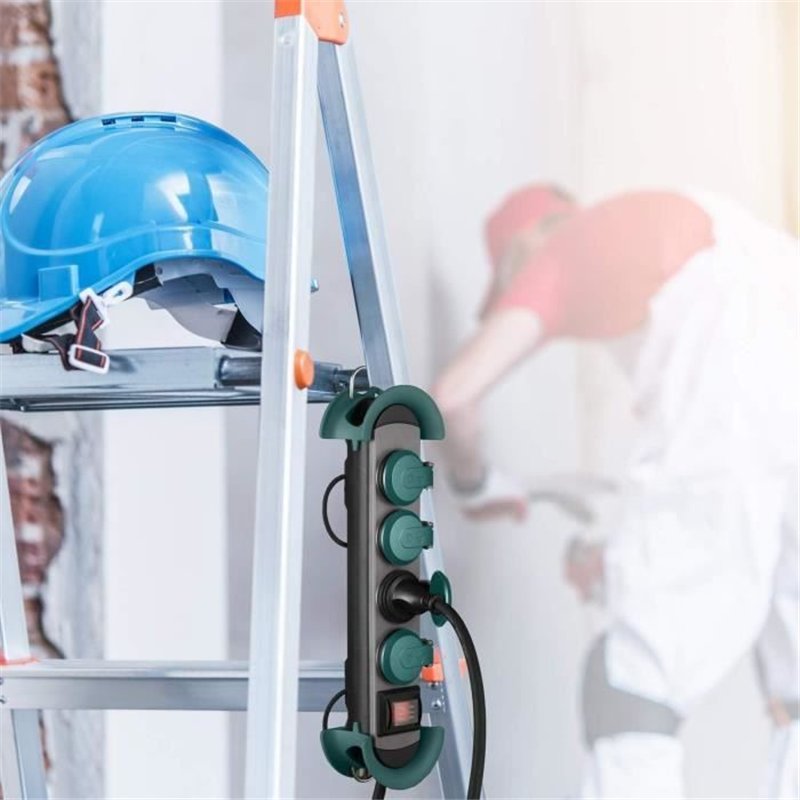 Bloc multiprises - GAO - IP44 - Avec câble 3m, résistant eau/poussière