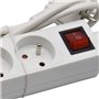 Bloc ménager - GAO - 3 prises 2P+T - Avec interrupteur, conforme NF