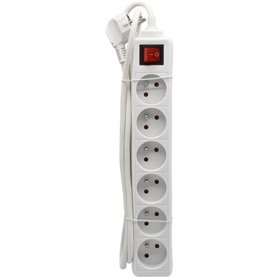 Bloc ménager - GAO - 6 prises - Avec interrupteur, câble 1,4m, protection enfants