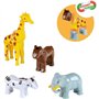 Animaux magnétiques - KLEIN - 0071 - 4 grands animaux Funny Puzzle, sachet - 16 pieces - Des 12 mois