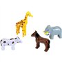 Animaux magnétiques - KLEIN - 0071 - 4 grands animaux Funny Puzzle, sachet - 16 pieces - Des 12 mois
