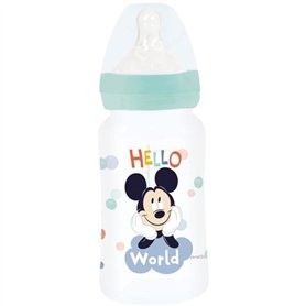 Biberon anti-colique- THERMOBABY - 240 ml - Tétine débit 3 positions - Mickey Cool